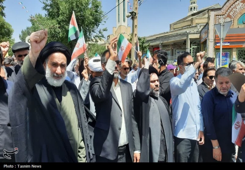 راهپیمایی «جمعه‌های خشم و نصر» در شهرکرد + تصاویر