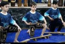 رقابت پهلوانان کوچک در یادواره شهدای اقتدار