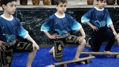 رقابت پهلوانان کوچک در یادواره شهدای اقتدار