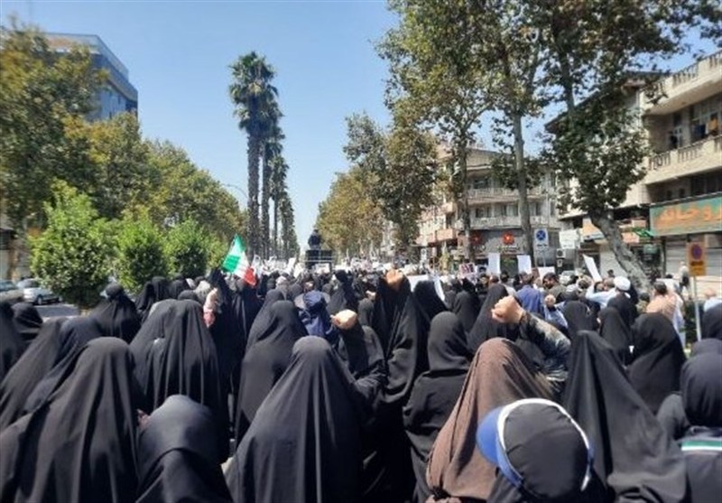 طنین فریاد مظلومان غزه در خیابان‌های گیلان/ اعلام انزجار از صهیونیسم