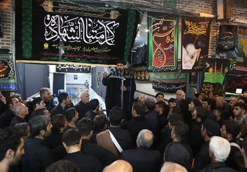 عهد عاشقی در بازار اردبیل/وقتی بازار‌یان برای حسین(ع) می‌گریند