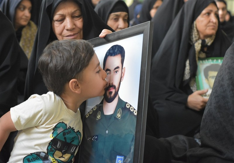 مراسم اربعین شهدای اقتدار کرمانشاه برگزار شد+تصاویر