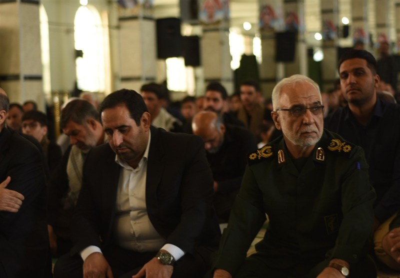 مراسم اربعین شهدای اقتدار کرمانشاه برگزار شد+تصاویر
