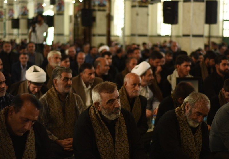 مراسم اربعین شهدای اقتدار کرمانشاه برگزار شد+تصاویر