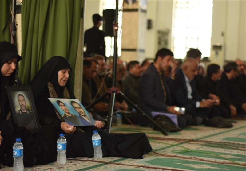 مراسم اربعین شهدای اقتدار کرمانشاه برگزار شد+تصاویر