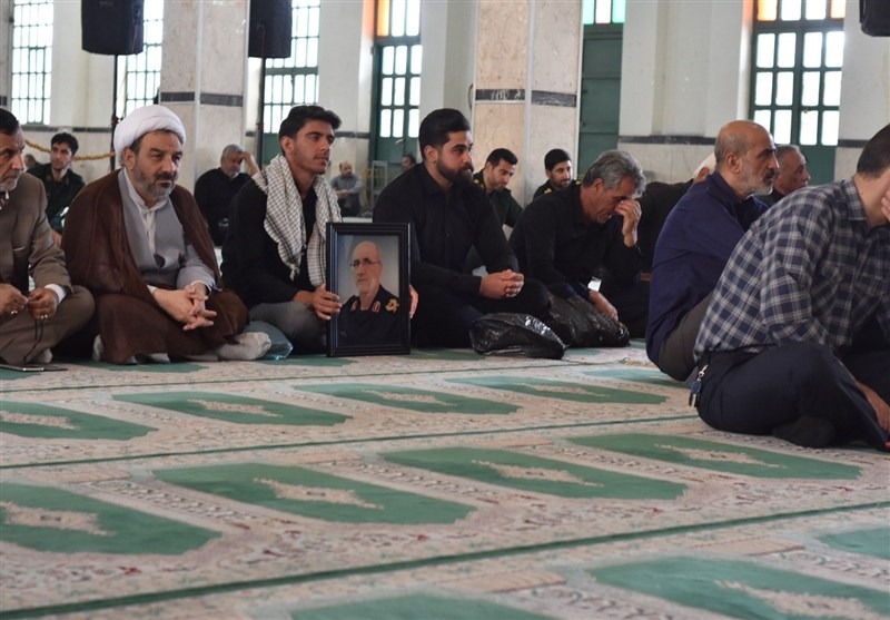 مراسم اربعین شهدای اقتدار کرمانشاه برگزار شد+تصاویر