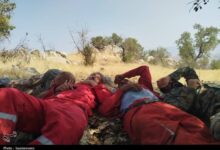 مهار آتش در کوه مورد باشت؛ روایتی از ایثار و همدلی+تصویر