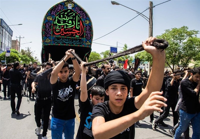 نخل‌های عاشورا؛ شور و اشک در کوچه‌های فردوس