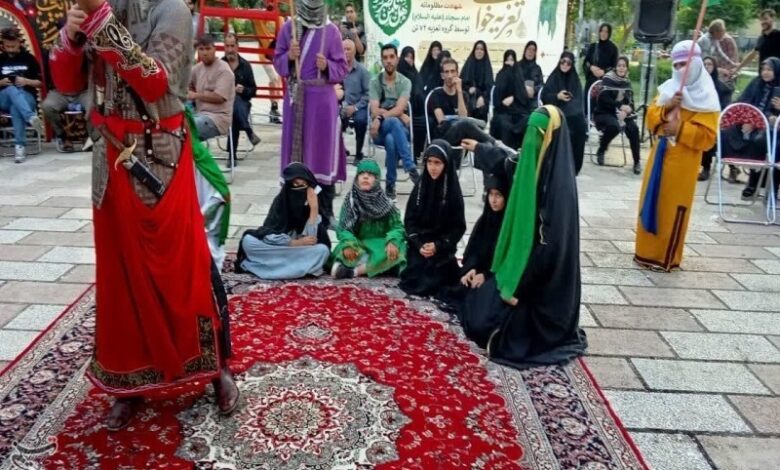 نغمه‌های عاشورا در نسیم‌شهر طنین‌انداز شد