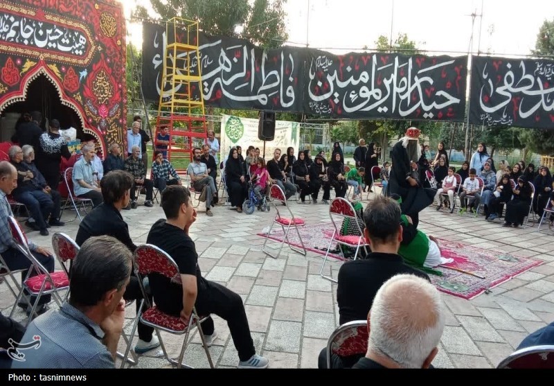 نغمه‌های عاشورا در نسیم‌شهر طنین‌انداز شد