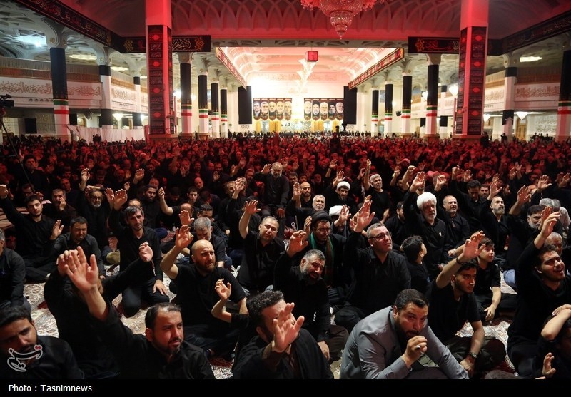 وداع باشکوه با سرلشکر شهید ایزدی در حرم حضرت معصومه(س) + تصاویر