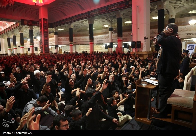 وداع باشکوه با سرلشکر شهید ایزدی در حرم حضرت معصومه(س) + تصاویر