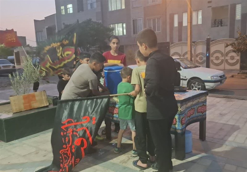 پول‌توجیبی‌هایی که نذر سیدالشهدا شد؛ موکب کودکانه در بیرجند