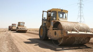 پیشرفت 15 درصدی باند دوم محور باباحیدر – چلگرد