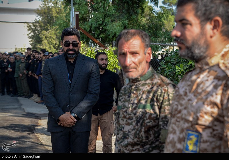 پیکر سردار شهید غیب‌پرور وارد شیراز شد + تصاویر
