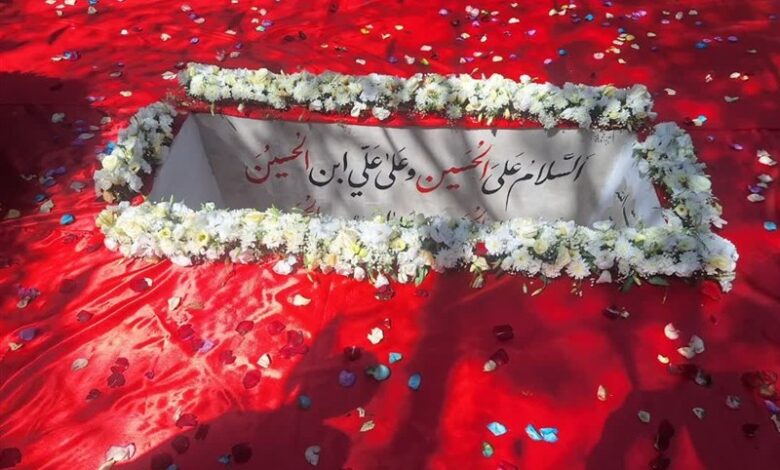 پیکر شهید غیب‌پرور در آغوش خاک آرام گرفت + تصویر