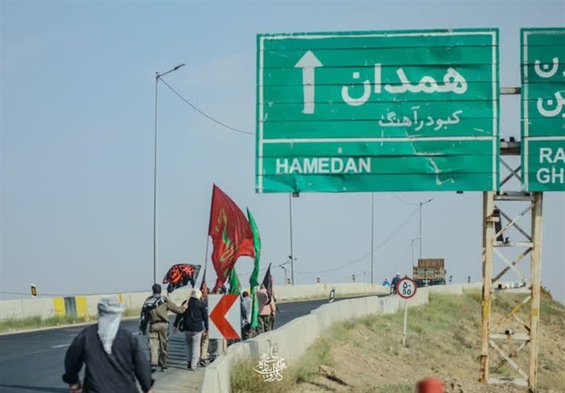 کاروان پیاده روی امام علی(ع) تبریز مهمان استان همدان شد