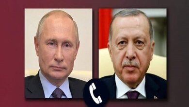 گفتگوی تلفنی پوتین و اردوغان درباره سوریه