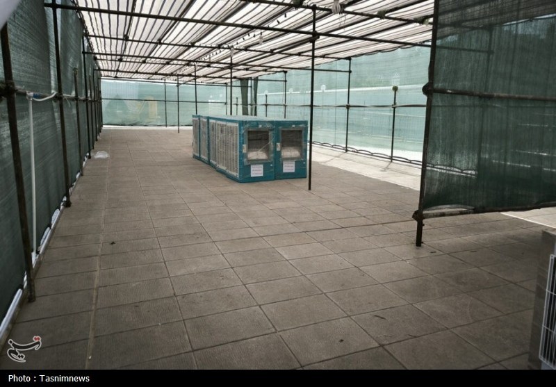 آماده‌سازی فضای اسکان زائران اربعین در حرم حضرت معصومه(س)+تصویر