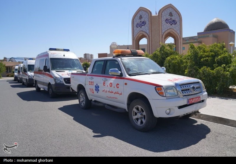 اعزام اورژانس 115 خراسان جنوبی برای خدمت‌رسانی به زائران اربعین حسینی