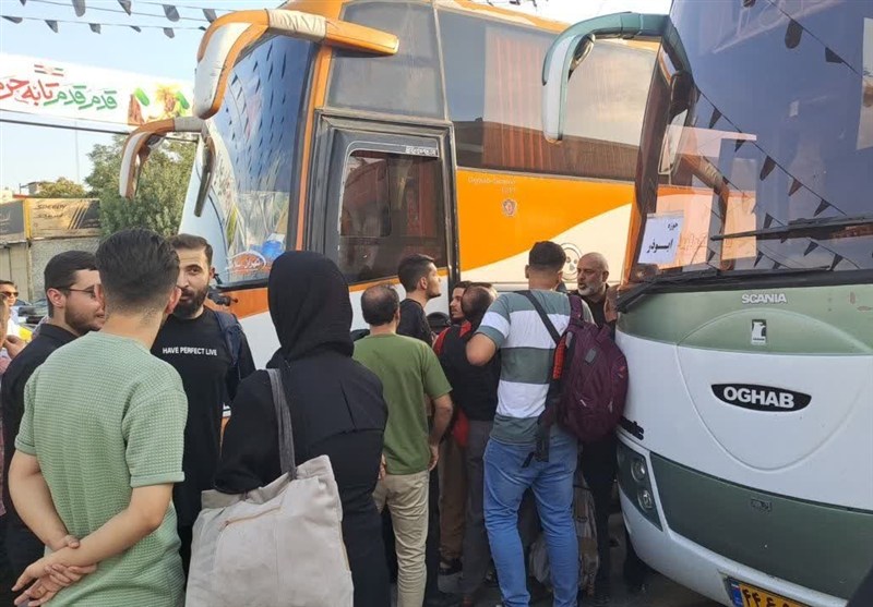 اعزام موفق بیش از 4500 زائر اربعین از اسلامشهر به مرز مهران با 128 دستگاه اتوبوس+تصویر