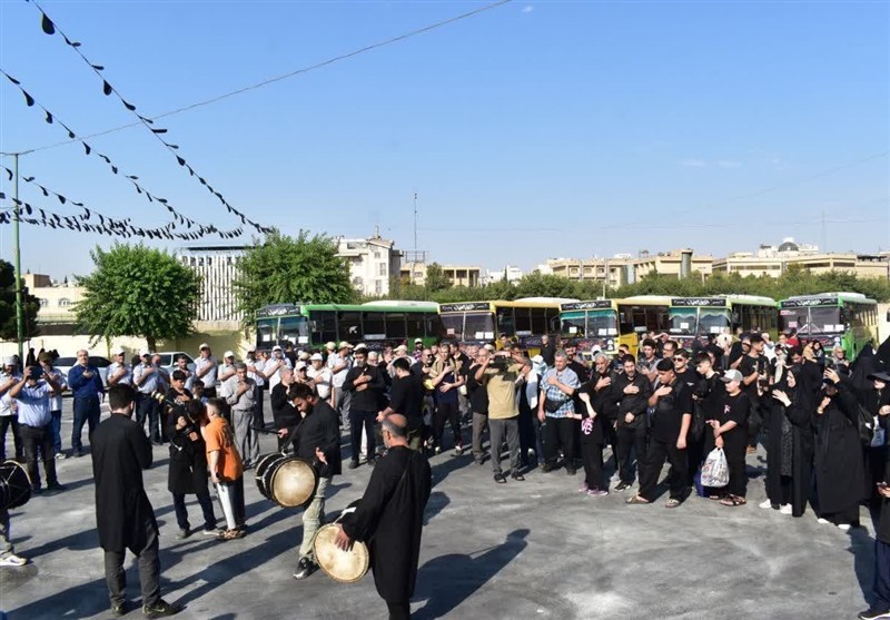 اعزام موفق بیش از 4500 زائر اربعین از اسلامشهر به مرز مهران با 128 دستگاه اتوبوس+تصویر