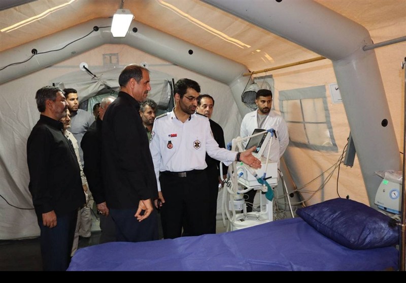 بازدید فرمانده سپاه کردستان از بیمارستان مرز باشماق+تصاویر