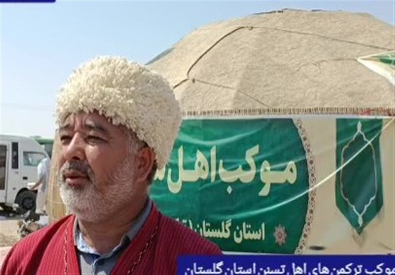 برپایی موکب ترکمن‌های اهل‌سنت گلستان در مهران