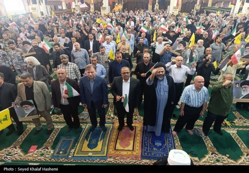 برگزاری تجمع جمعه خشم و نصر در بوشهر