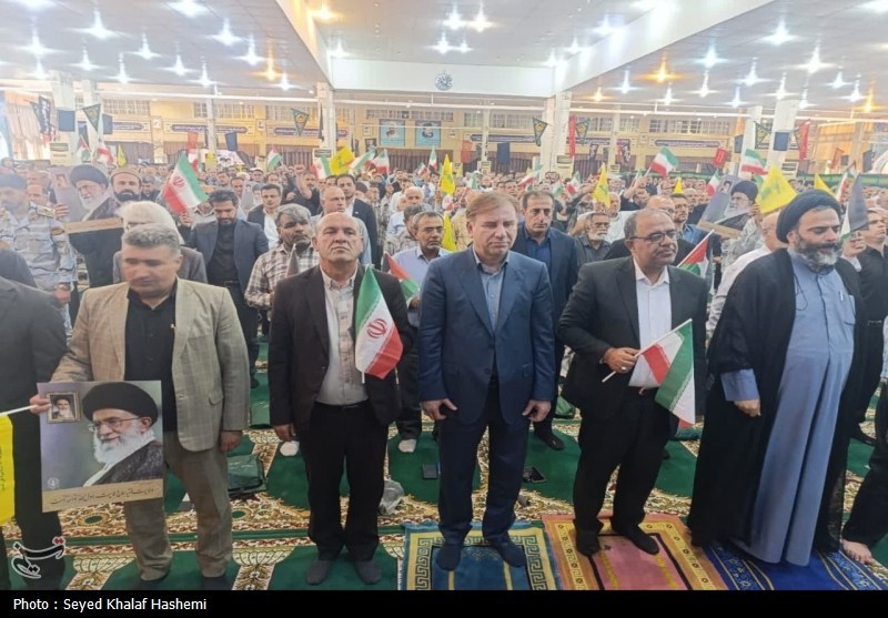 برگزاری تجمع جمعه خشم و نصر در بوشهر