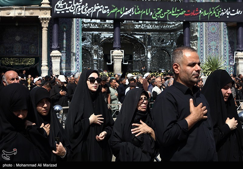 حرم اخت‌الرضا؛ هم‌نوا با توس در سوگ شهادت امام رضا(ع) + تصاویر