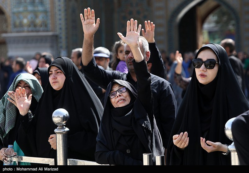 حرم اخت‌الرضا؛ هم‌نوا با توس در سوگ شهادت امام رضا(ع) + تصاویر