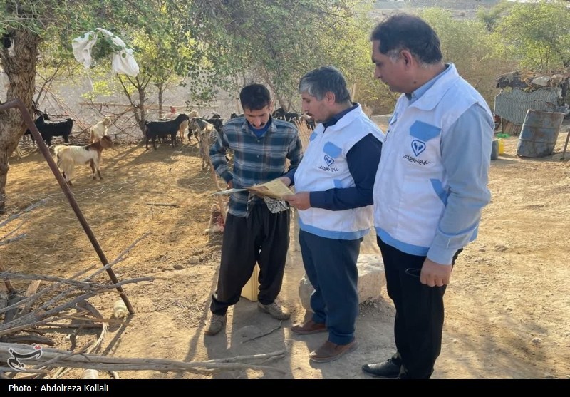 خدمات رایگان دامپزشکی در قالب اردوی جهادی در شهرستان دشتستان