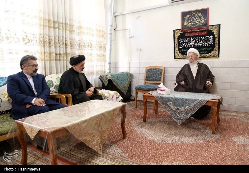 دیدار معاون وزیر امور خارجه با آیت‌الله مکارم شیرازی+ تصویر
