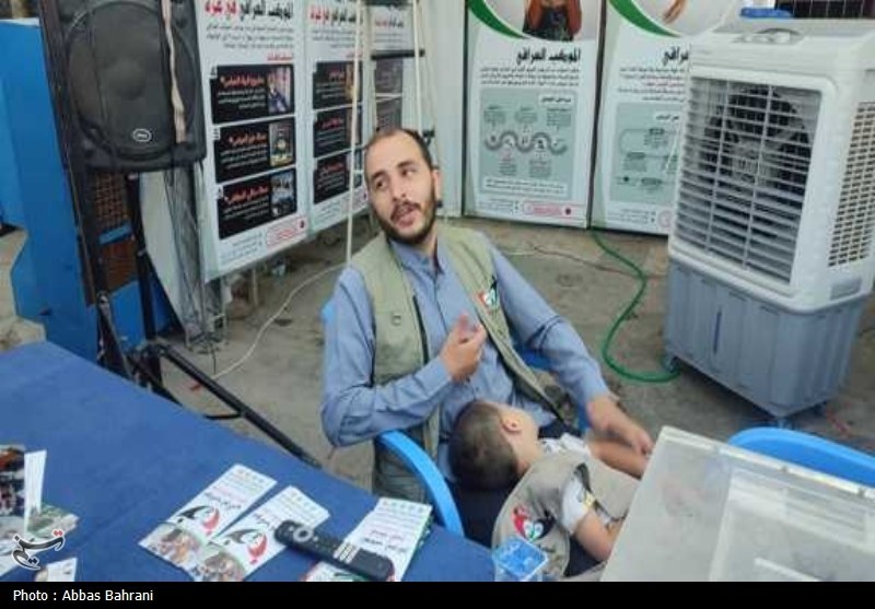زائران بوشهری در کربلا/ از اشک‌های عاشقانه تا خدمت‌رسانی بی‌منت + تصاویر