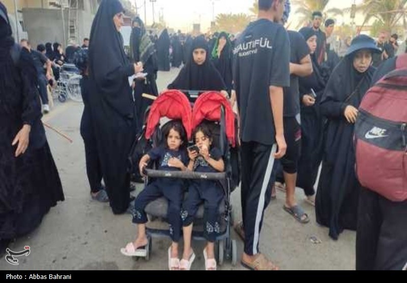 زائران بوشهری در کربلا/ از اشک‌های عاشقانه تا خدمت‌رسانی بی‌منت + تصاویر