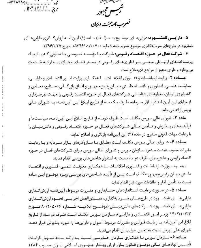بورس اوراق بهادار تهران , 