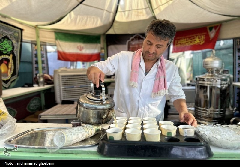 عشقی که گرمای طاقت فرسای عراق را بی‌اثر می‌کند+تصویر