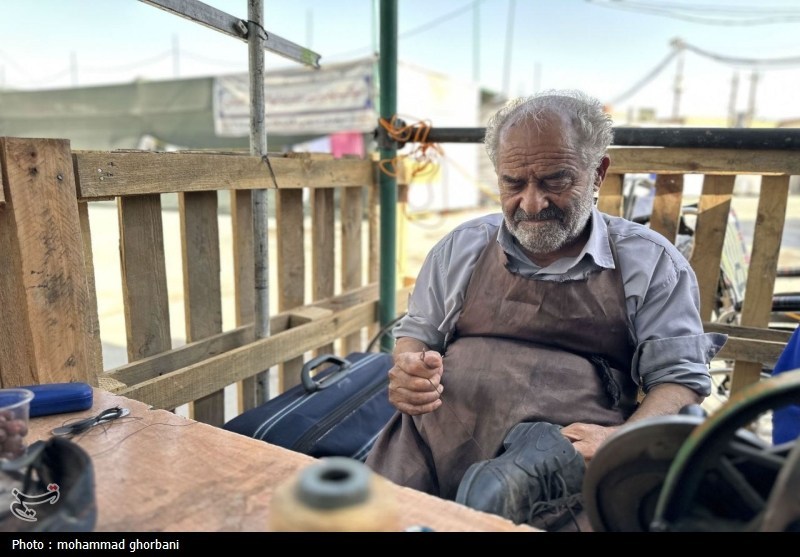 عشقی که گرمای طاقت فرسای عراق را بی‌اثر می‌کند+تصویر