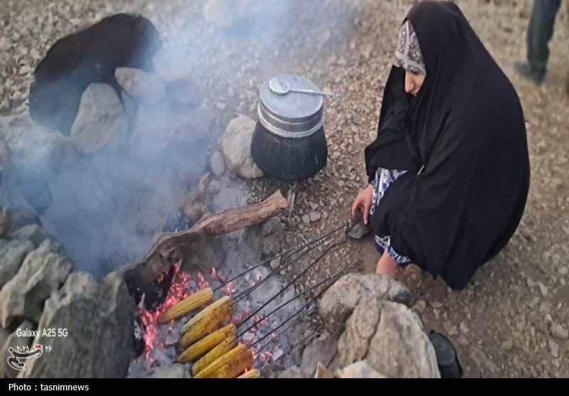 پسینی با عشایر در سرگچینه+تصویر