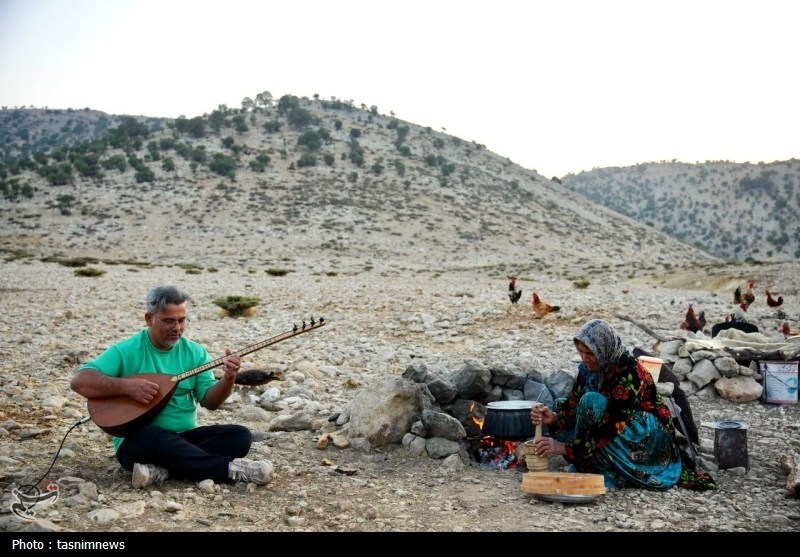 پسینی با عشایر در سرگچینه+تصویر