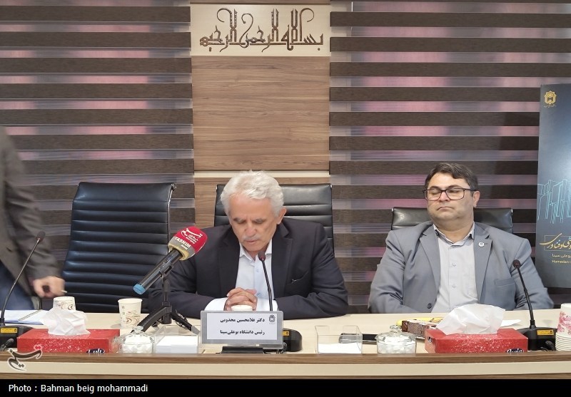 کلنگ‌زنی پردیس علم و فناوری دانشگاه بوعلی سینا با حضور وزیر علوم