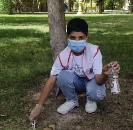 80 پادیار ورامینی در پویش روز جهانی پاکسازی زمین مشارکت کردند