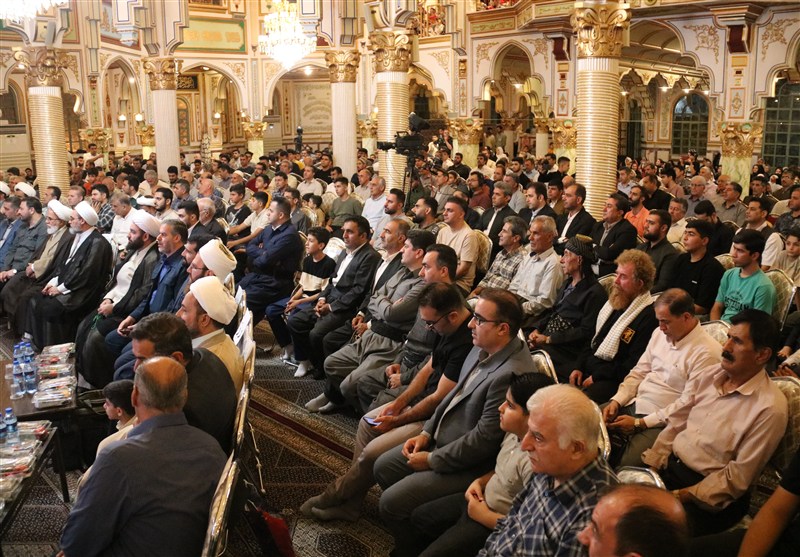 آغاز هفته وحدت با جشن میلاد پیامبر(ص) در مسجد جامع شافعی کرمانشاه+تصویر