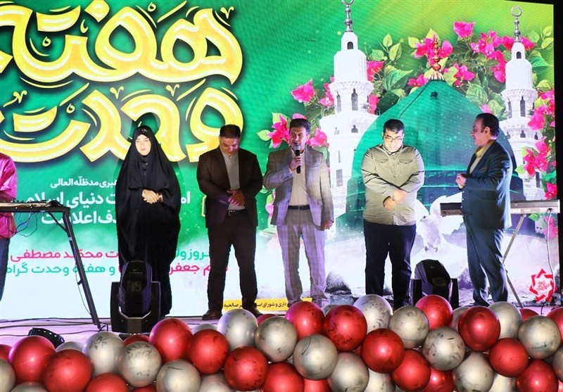استادیوم شهید علی‌وردی صالحیه در آستانه هفته وحدت غرق نشاط و معنویت شد + تصویر
