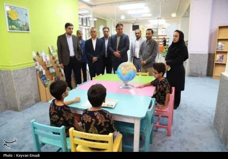 افتتاح بیست و چهارمین کتابخانه عمومی نوسازی شده استان بوشهر+تصویر