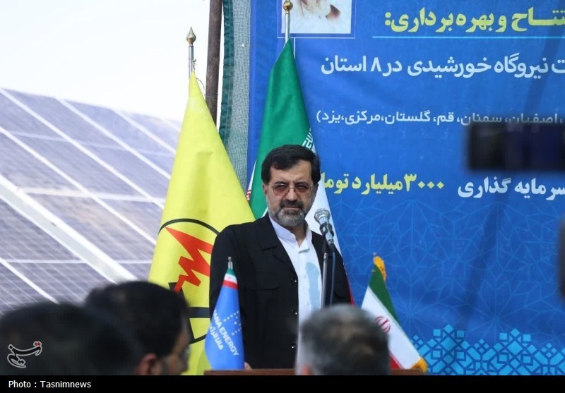 افتتاح فاز نخست نیروگاه خورشیدی 18 مگاواتی سلفچگان+ تصویر
