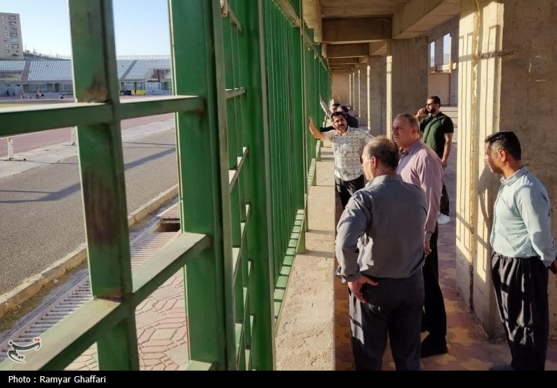بازدید مدیرکل ورزش کردستان از اماکن ورزشی استان+تصاویر