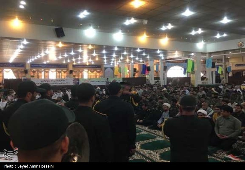 برگزاری مراسم بزرگداشت شهدای مقاومت در مصلای بوشهر+تصویر