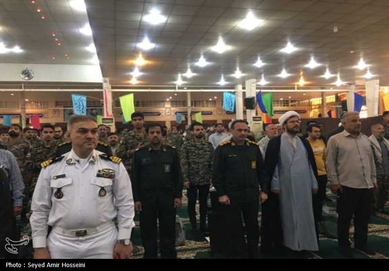 برگزاری مراسم بزرگداشت شهدای مقاومت در مصلای بوشهر+تصویر